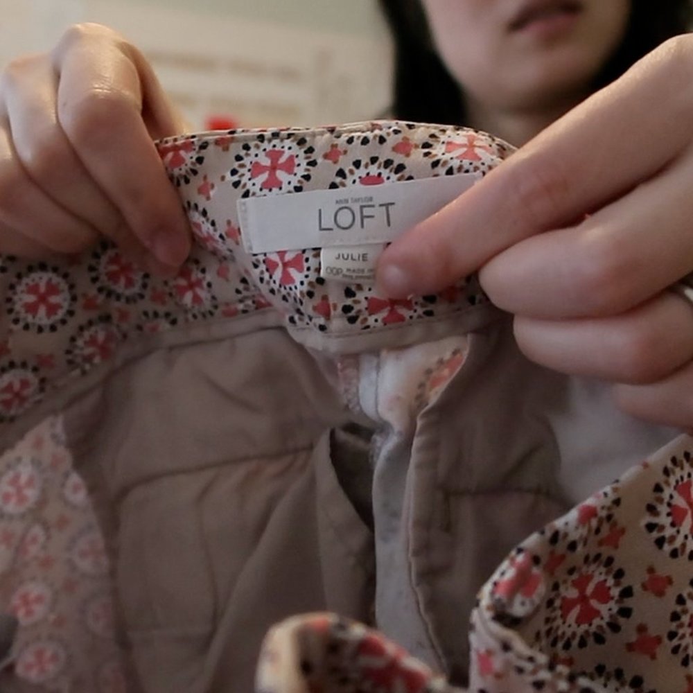 Loft Pattern Capri Pants 00p - image 8